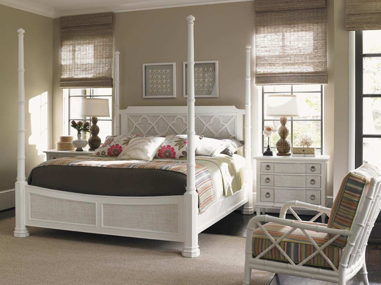 Tommy Bahama Home Ivory Key 543 174C King Southampton Poster Bed
